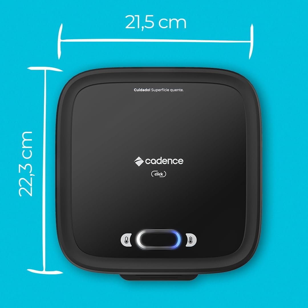 Sanduicheira Elétrica Cadence Click - 127V - Imagem 5