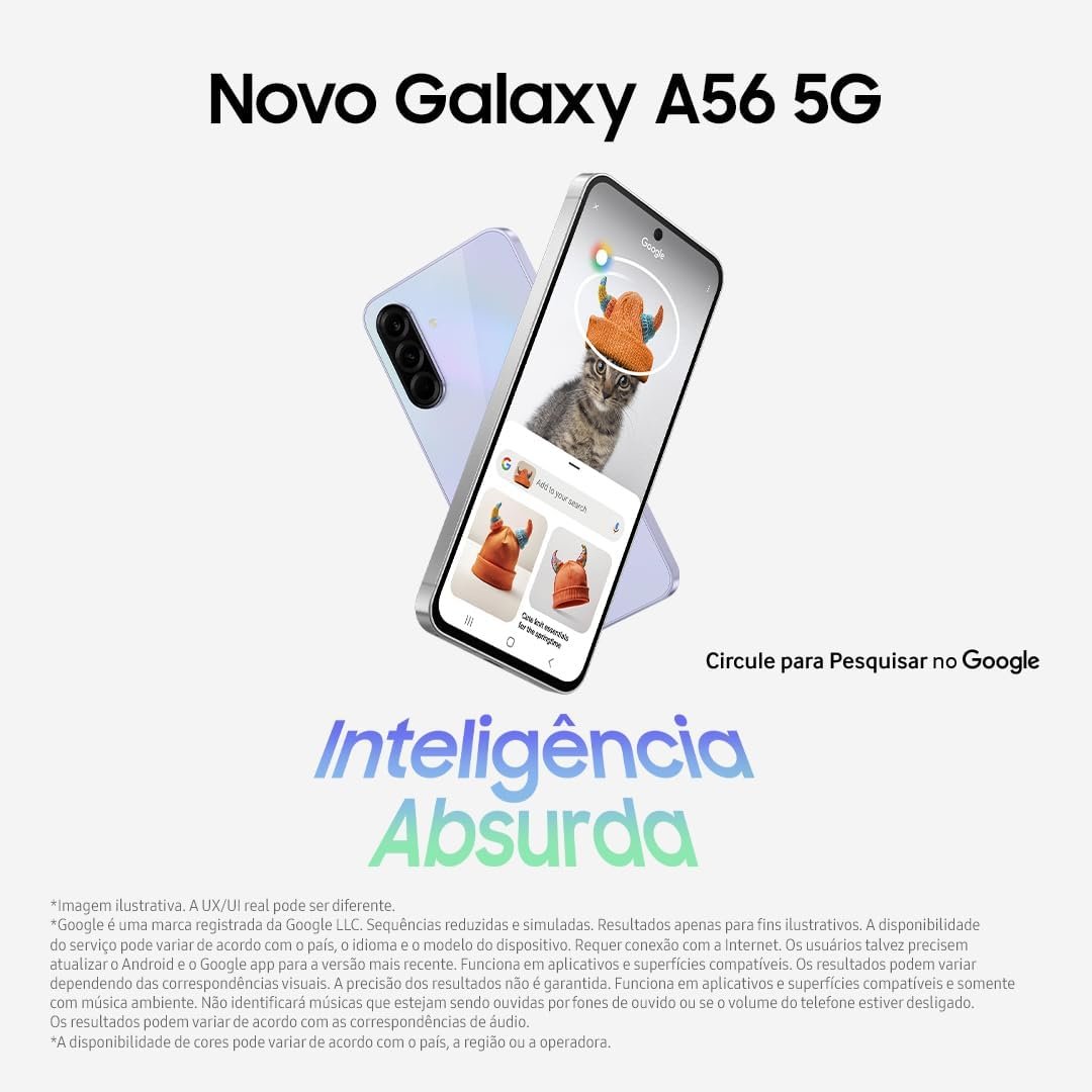 Smartphone Samsung Galaxy A56 5G 256GB, 8GB RAM, Câmera 50MP, IP67, Super AMOLED 6.7", Recursos AI, Preto - Imagem 11