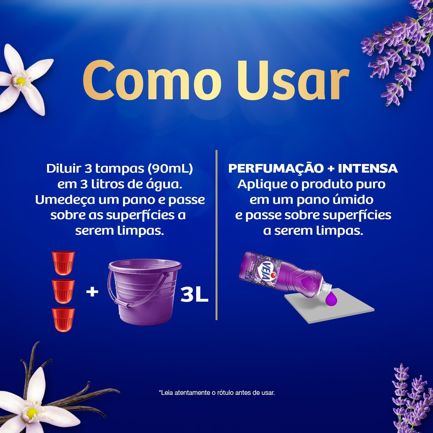 Veja Limpador Perfumes Lavanda Da França 4 L - Imagem 6