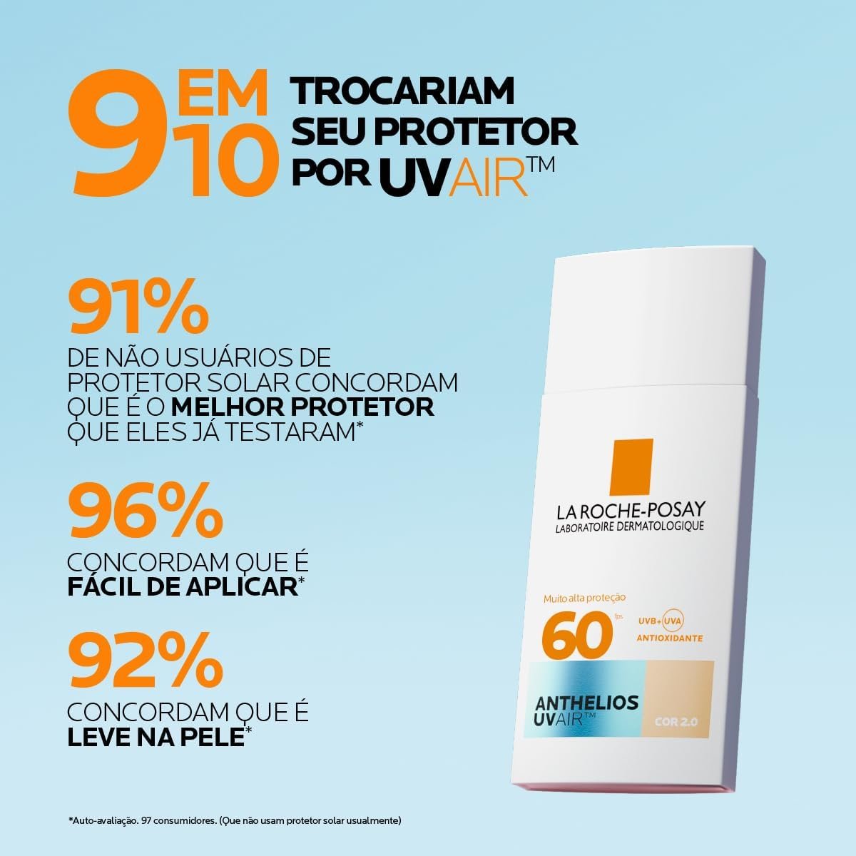 La Roche- Posay, Protetor Solar Facial com Cor, Anthelios UvAir - Imagem 4
