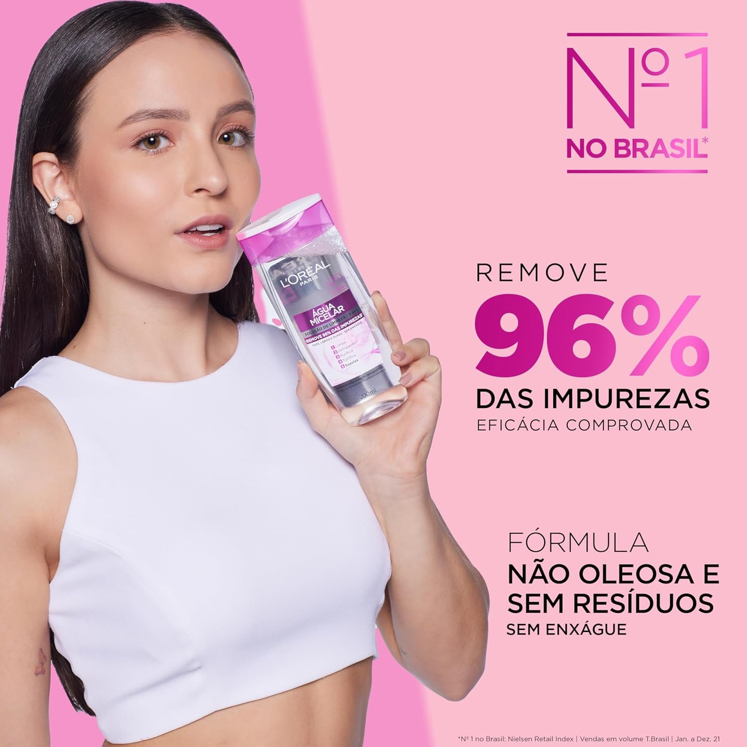 L'Oréal Paris Dermo Expertise Solução de Limpeza 5 em 1 - Água Micelar 400ml - Imagem 4