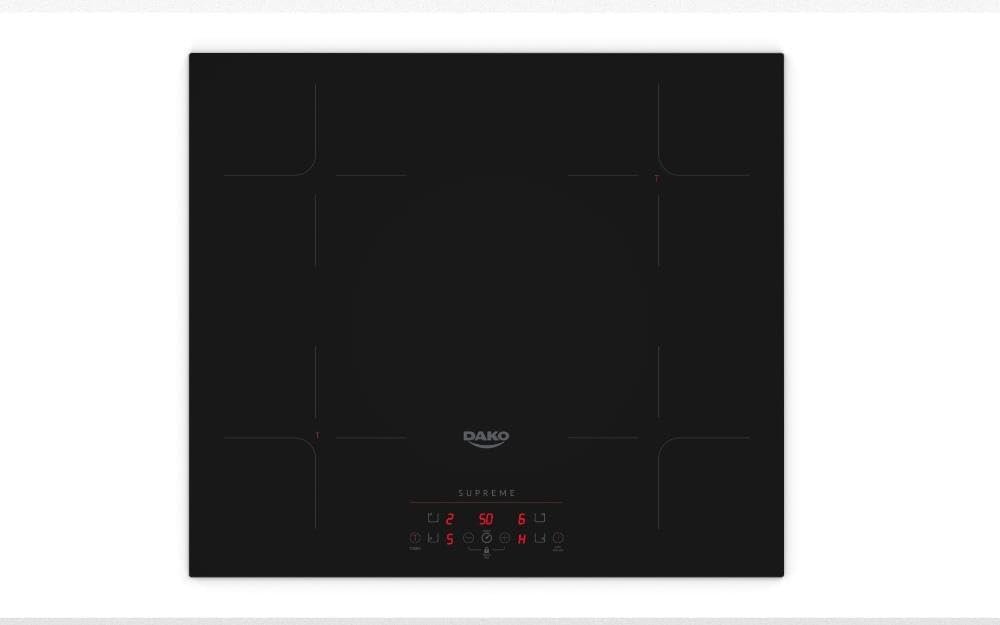 Cooktop de Indução 4 Bocas Preto com Trava de Segurança Dako Supreme 220v - Imagem 2
