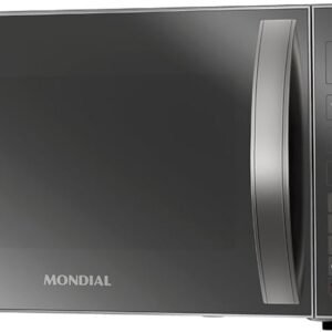 MONDIAL Micro-Ondas, Cinza/Espelhado, 1200W, 220V – MO-01-21-E