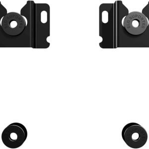 ELG, GENIUS, Suporte Fixo Universal de Parede Para TVs de 14” a 100”, Capacidade até 100 kg, Padrão VESA de 75×75 a 800x400mm, Preto