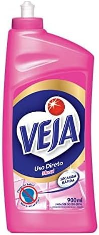Veja Limpador Limpeza Pesada Uso Direto Floral 900Ml