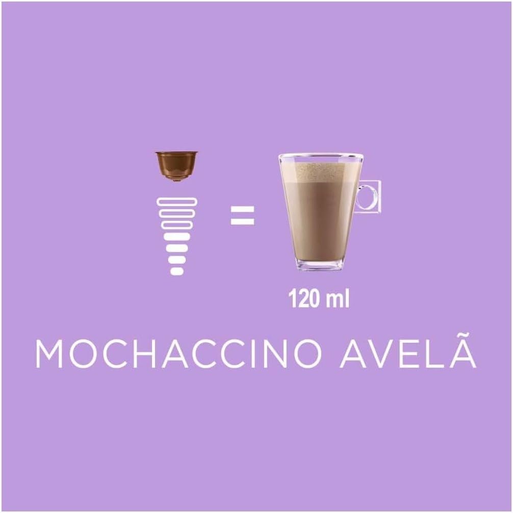 Dolce Gusto Mochaccino Em Cápsula Avelã Nescafé Caixa 170G 10 Unidades - Imagem 6