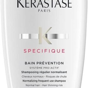 Kérastase Shampoo Specifique Bain Prevention, Para Cabelos com Queda, Couro Cabeludo Sensível, 250ml