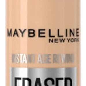 Maybelline NY Instant Age Rewind Corretivo Líquido, Multiuso que Corrige Olheiras e Linhas Finas, Contorna e Ilumina, Alta Cobertura e Fórmula Vegana, Cor 120 Light, 6ml