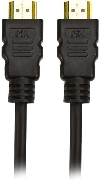 PIX Cabo Hdmi 2.0 4K Hdr 19P 2M Pix Gold, Preto - Imagem 2