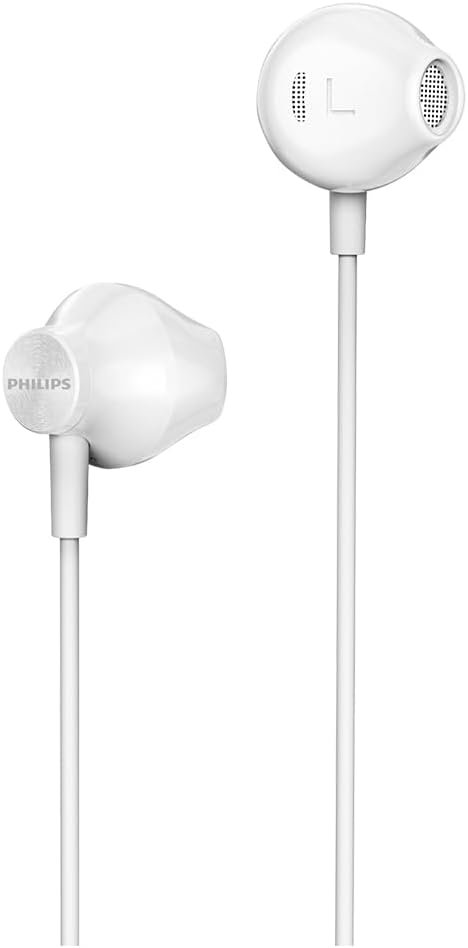 PHILIPS, Fone de Ouvido com Microfone, TAUE101WT/00, Com fio de 1,2 metros, intra-auricular, Branco - Imagem 2