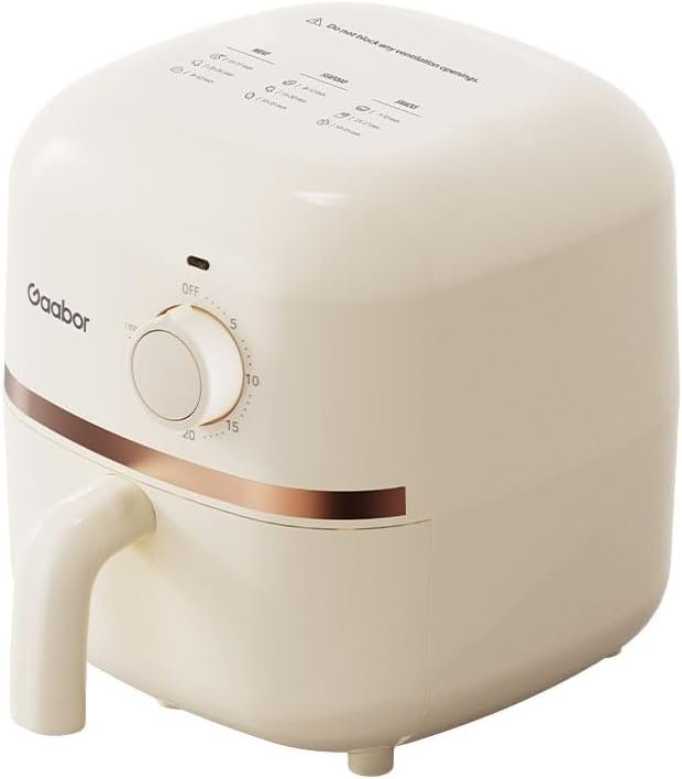 Mini Air Fryer Fritadeira Elétrica Sem Óleo 1.4L Individual 900w 127v - Gaabor - Imagem 2