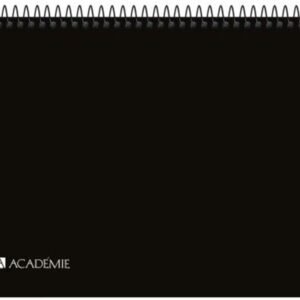 Tilibra – Caderno Sketchbook Espiral Capa Plástica A4 Académie Sense 150 G 50 Folhas