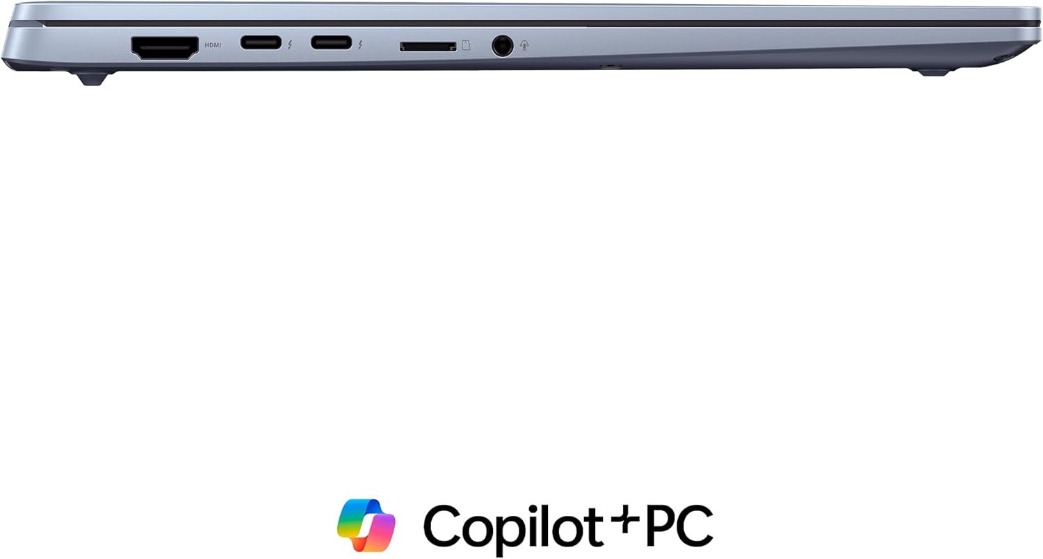 Notebook ASUS Vivobook S 14, Core Ultra 7, 32 GB, 1.0 TB SSD, W11 Home, Tela 14.0'' OLED, Mist Blue - S5406SA-PP097W - Imagem 14