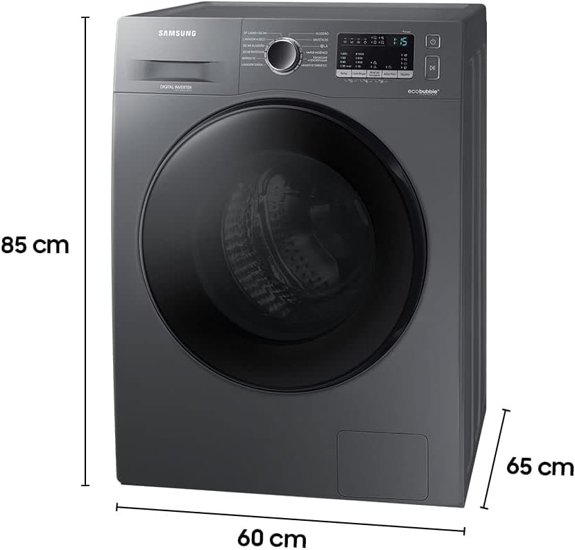 Lava e Seca Samsung WD11A com Ecobubble WD11A4453BX Inox Look 11/7kg 220V - Imagem 7
