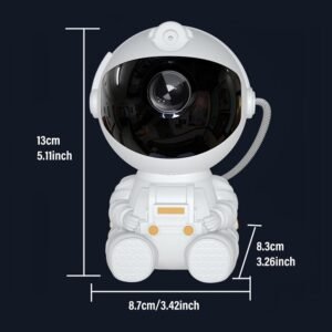 Projetor de luz noturna de LED nebulosa espacial, plug-in de mudança de cor, espaço de projeção de galáxia para quarto, banheiro, sala de jogos