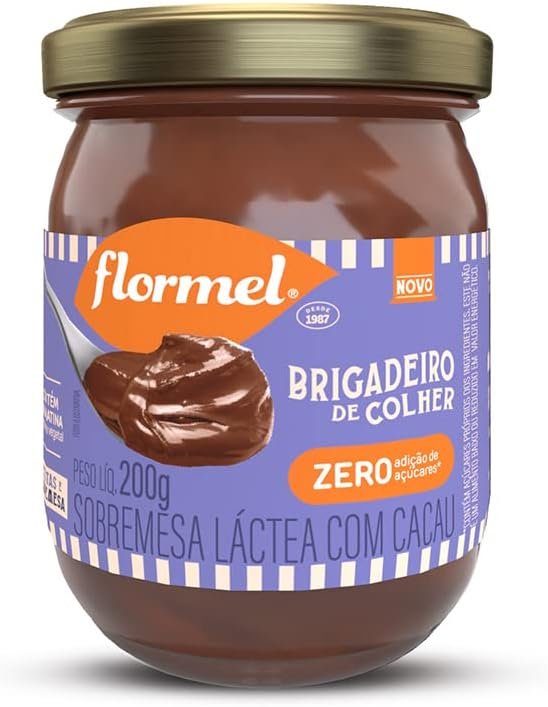 Brigadeiro de Colher FLORMEL Zero Açúcar 200 gramas - Imagem 5