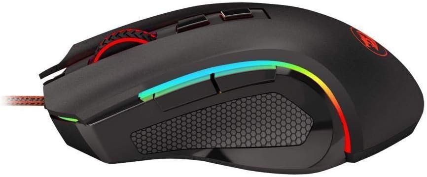 Redragon MOUSE GAMER GRIFFIN PRETO COM LED RGB - M607, UNICO - Imagem 2