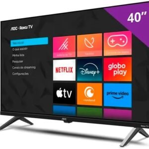 Smart TV 40″ AOC Roku TV DLED Full HD 40S5045/78G – Bivolt