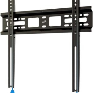 ELG, N01V4, Suporte Fixo de Parede para TVs de 32″ a 77″, Compatível com TVs Curvas e Planas, Feito em Aço Carbono, Suporta Até 50kg, Preto