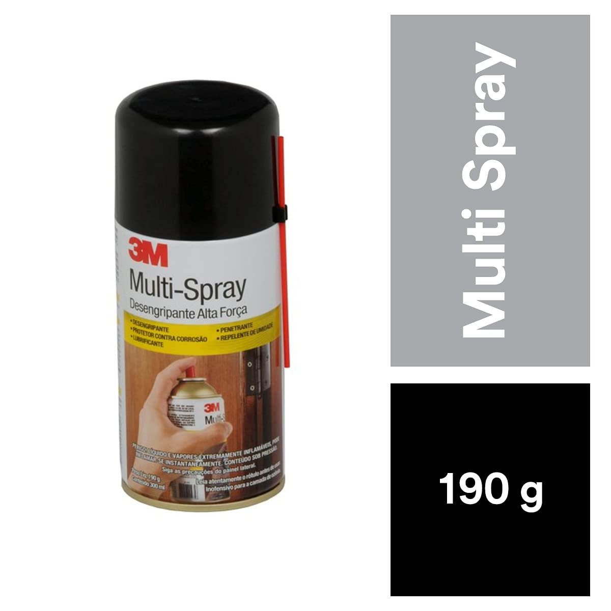 3M, Industrial, Multi Spray, Lata, Transparente, 190 g - Imagem 2