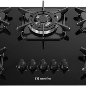 Cooktop 5 bocas com Queimador Tripla chama e Acendimento Super Automático – Mueller Unica