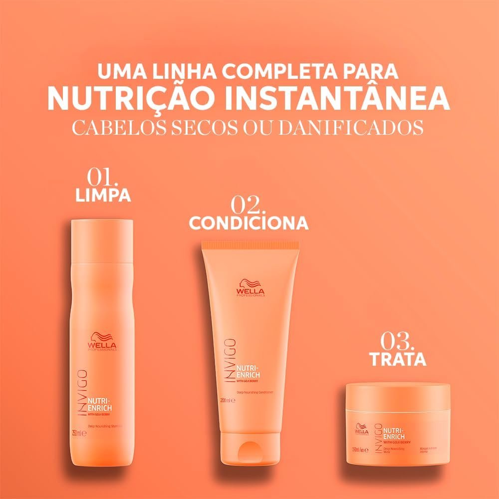 Wella Invigo Nutri Máscara 500ml - Imagem 7