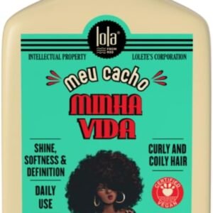 Lola From Rio – Meu Cacho Minha Vida – Creme de Pentear: brilho, maciez e definição. Cabelos Cacheados. 500ml