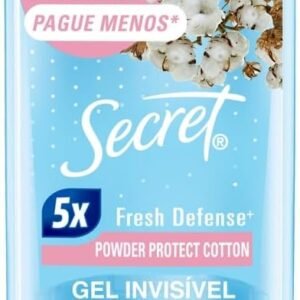 Secret Desodorante Antitranspirante em Gel Powder Protect Cotton 73g