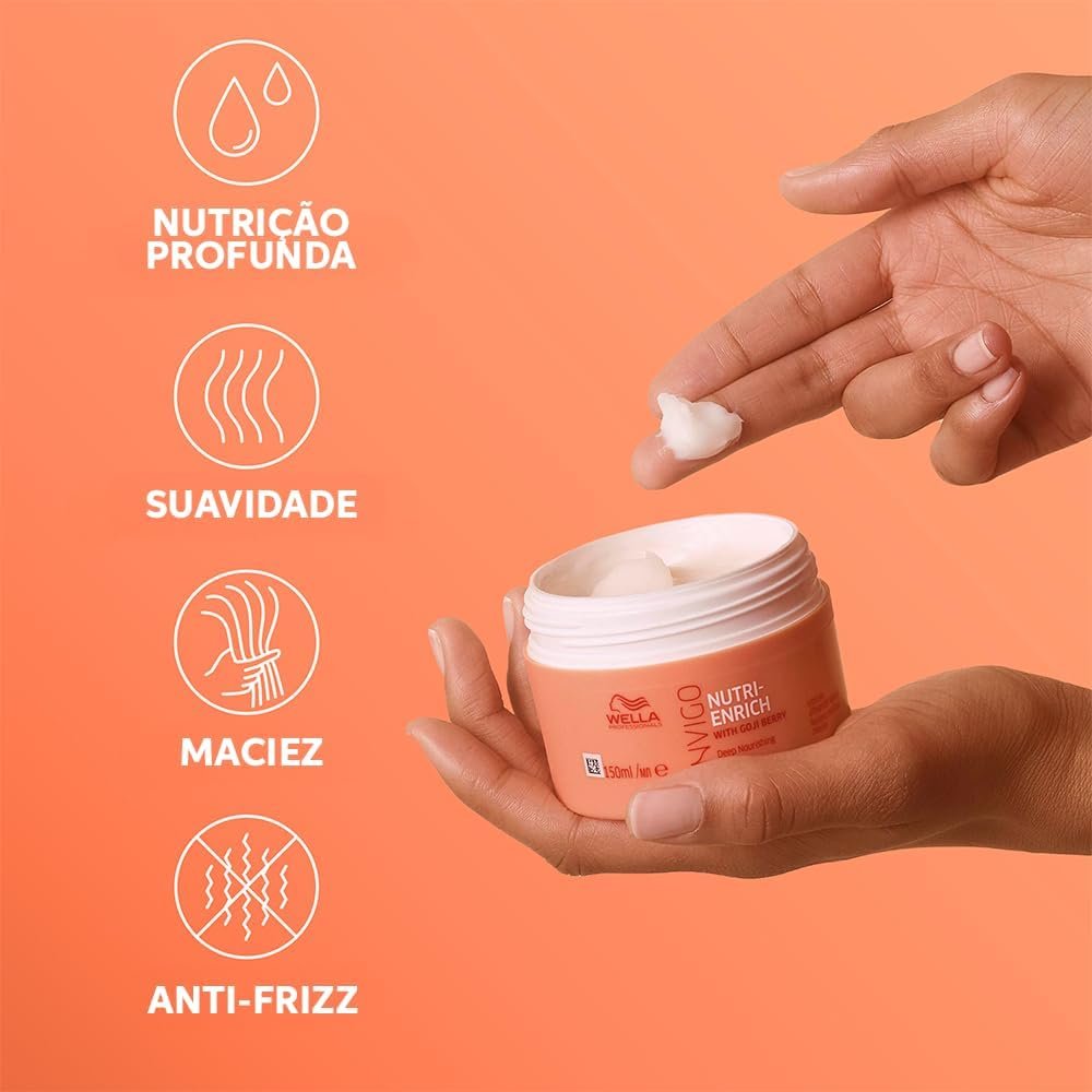 Wella Invigo Nutri Máscara 500ml - Imagem 3