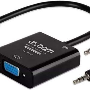 Adaptador/Conversor HDMI para VGA com Áudio