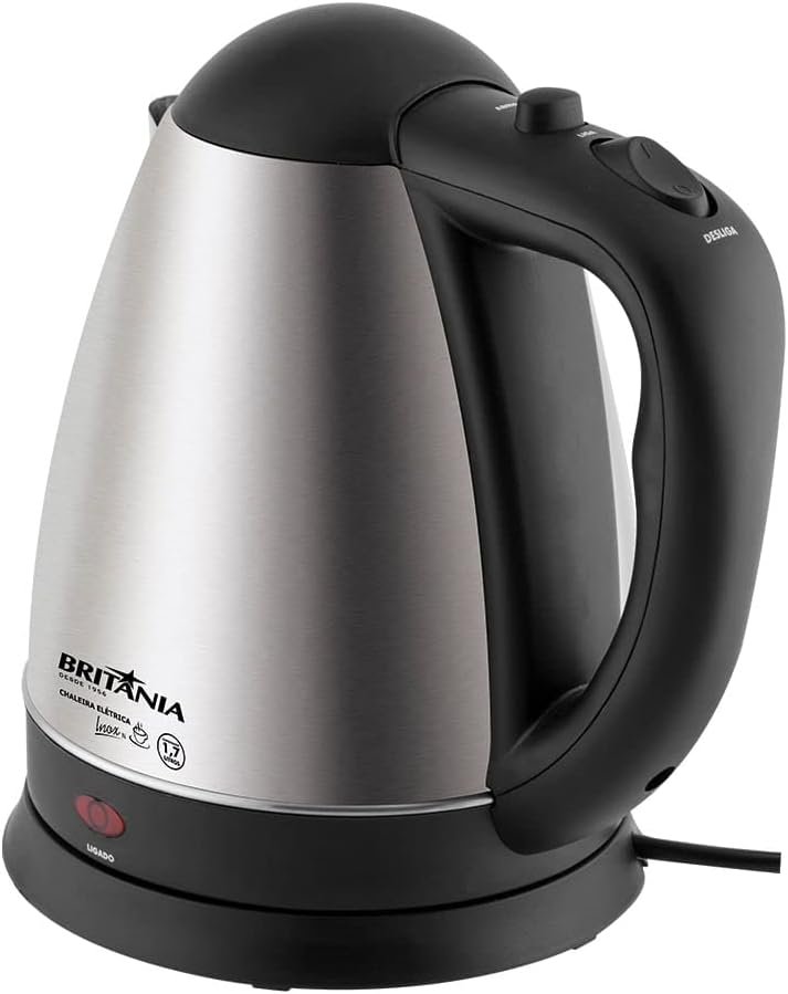 Chaleira, Bch02pi, 1,8L, Preto, 220v, Britânia - Imagem 3