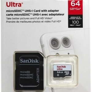 Cartao de Memoria Sandisk Ultra Microsdxc Uhs-I Card With Adapter – 64Gb