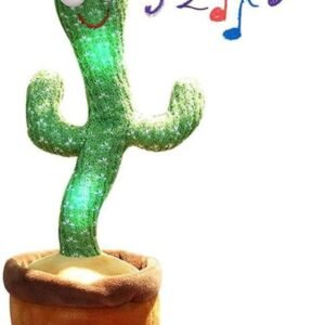 Cacto dançante e falante Brinquedo Repete Grava Pisca Toca Músicas