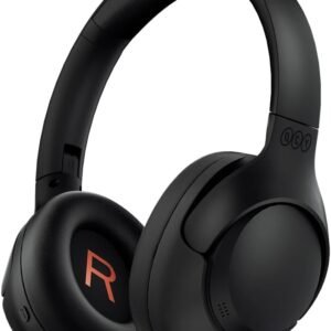 QCY H3 ANC Fone de Ouvido Bluetooth, Cancelamento de Ruído Ativo Headphone Bluetooth 5.4 Headset com Microfone, Certificação Hi-Res Audio, Conexão Multipontos, 60 horas reprodução, Preto