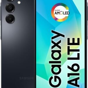 Celular Samsung Galaxy A16, 128GB + 4GB RAM, Câmera de até 50MP, Tela 6.7″, NFC, IP54, Bateria 5000 mAh – Preto Celular Samsung Galaxy A16, 128GB + 4GB RAM, Câmera de até 50MP, Tela 6.7″, NFC, IP54, Bateria 5000 mAh – Preto