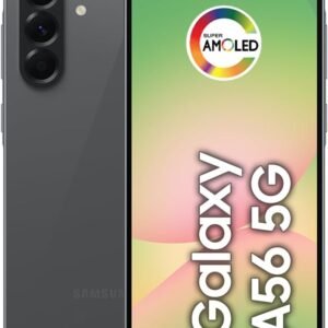 Smartphone Samsung Galaxy A56 5G 256GB, 8GB RAM, Câmera 50MP, IP67, Super AMOLED 6.7″, Recursos AI, Preto