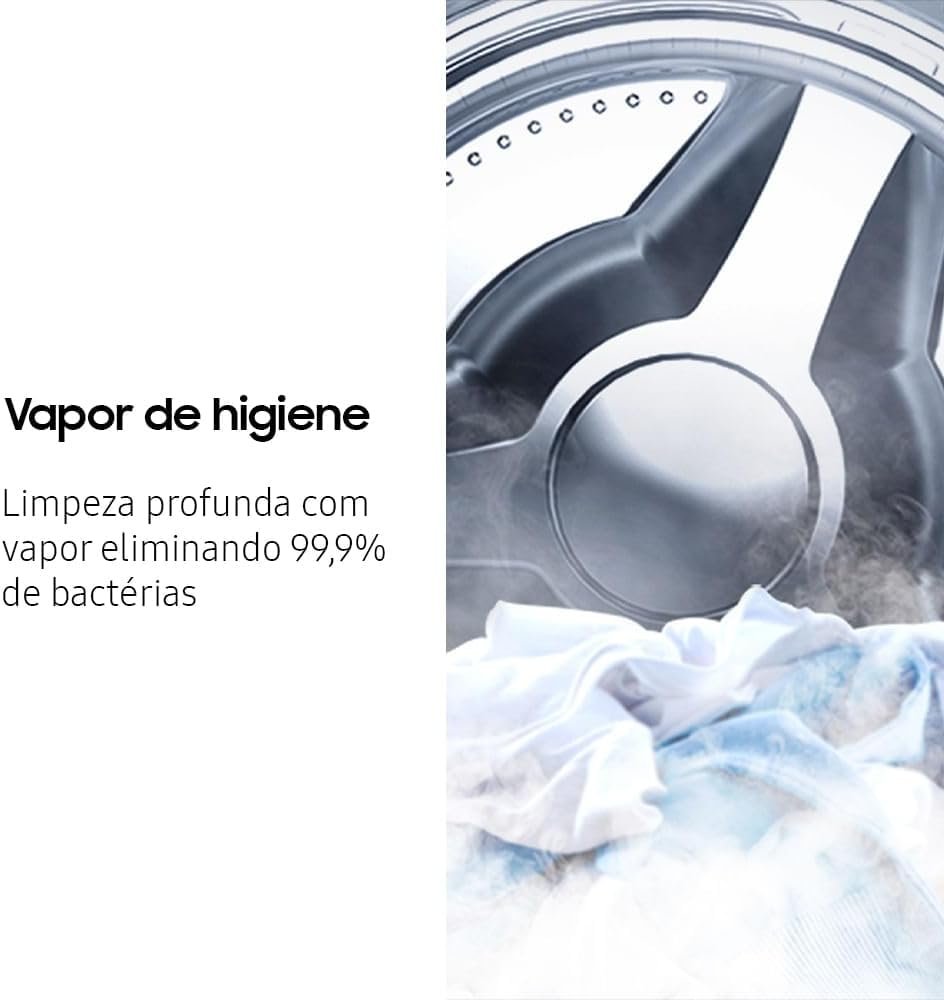 Lava e Seca Samsung WD11A com Ecobubble WD11A4453BX Inox Look 11/7kg 220V - Imagem 5