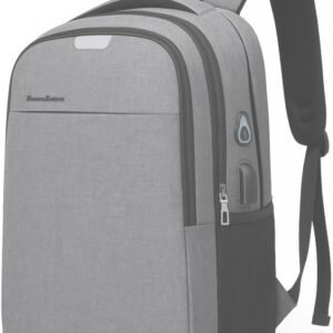 Mochila Executiva Unissex para Notebook até 15.6” – com Entrada USB e Passa-fio para fone – Ideal para Faculdade, Trabalho e Viagens – Antifurto, Resistente e Confortável