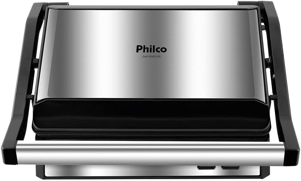 Grill Philco PGR21PI Preto/Inox 1000W - Imagem 2