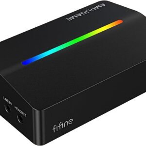 Fifine AmpliGame placa de captura de vídeo, HD 1080 60fps para áudio e vídeo, jogos, transmissão ao vivo, 4K HDMI para placa de captura USB compatível com PS4/Windows/Mac OS/Switch/Xbox-V3
