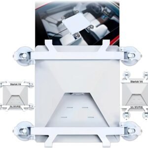 Starlok V4 Suporte Para Antena Starlink Mini Portátil Com 4 Ventosas Veicular de Carro Para Painel Parabrisa Teto Avião Barco Casa Janela Resistente Seguro Instalação Material Premium Starlok V4 Suporte Para Antena Starlink Mini Portátil Com 4 Ventosas Veicular de Carro Para Painel Parabrisa Teto Avião Barco Casa Janela Resistente Seguro Instalação Material Premium