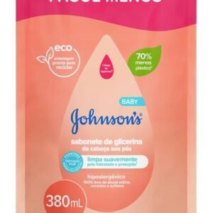 Sabonete Líquido Refil Glicerina Da Cabeça Aos Pés Johnson’s Baby, 380ml