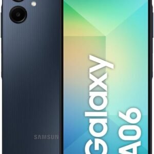 Celular Samsung Galaxy A06, 128GB, 4GB RAM, Tela 6.7″, Câm. Traseira 50+2MP, Frontal 8MP (Azul Escuro)