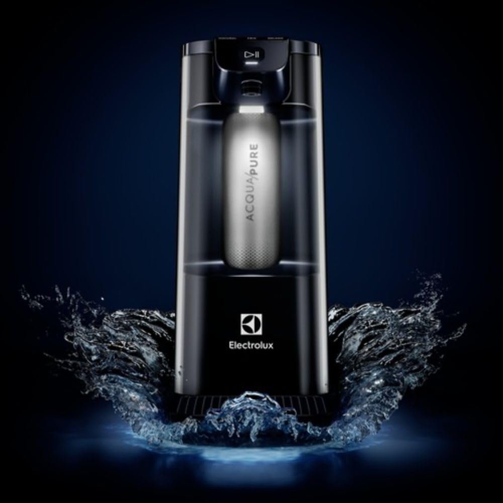 Purificador de Água Gelada Fria e Natural Elétrico Compacto Eletronico placa Electrolux Filtro refil 6 meses ou 3000l Painel Touch Bivolt Grafite PE12G - Imagem 4