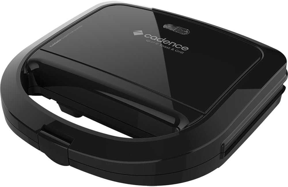 Sanduicheira Elétrica Cadence Toast & Grill, Preta, 750W, 110V, SAN260 - Imagem 2