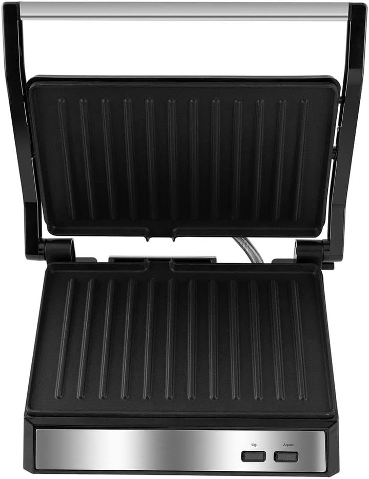 Grill Philco PGR21PI Preto/Inox 1000W - Imagem 4