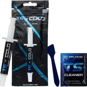 PASTA TÉRMICA TS – COLD 10,5 W/MK SERINGA 4G – IMPLASTEC