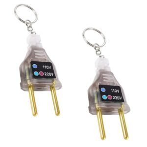 Chaveiro Medidor de Voltagem 110V/220V – KIT’S 2,3,4,5,6 Teste de Tensão com LEDs Indicam Tomadas Bivolt, Portátil PREMIUM (2)