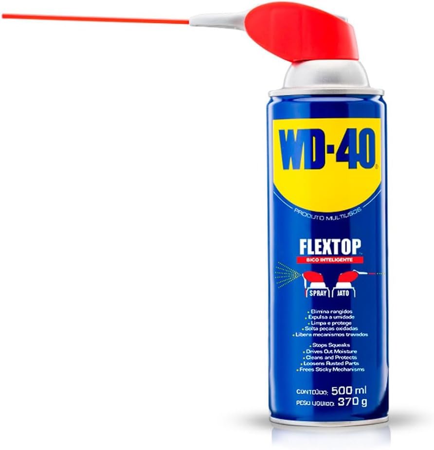 WD-40 Spray Multiuso Flextop Aerossol Oleo Lubrificante 500ml - Imagem 3