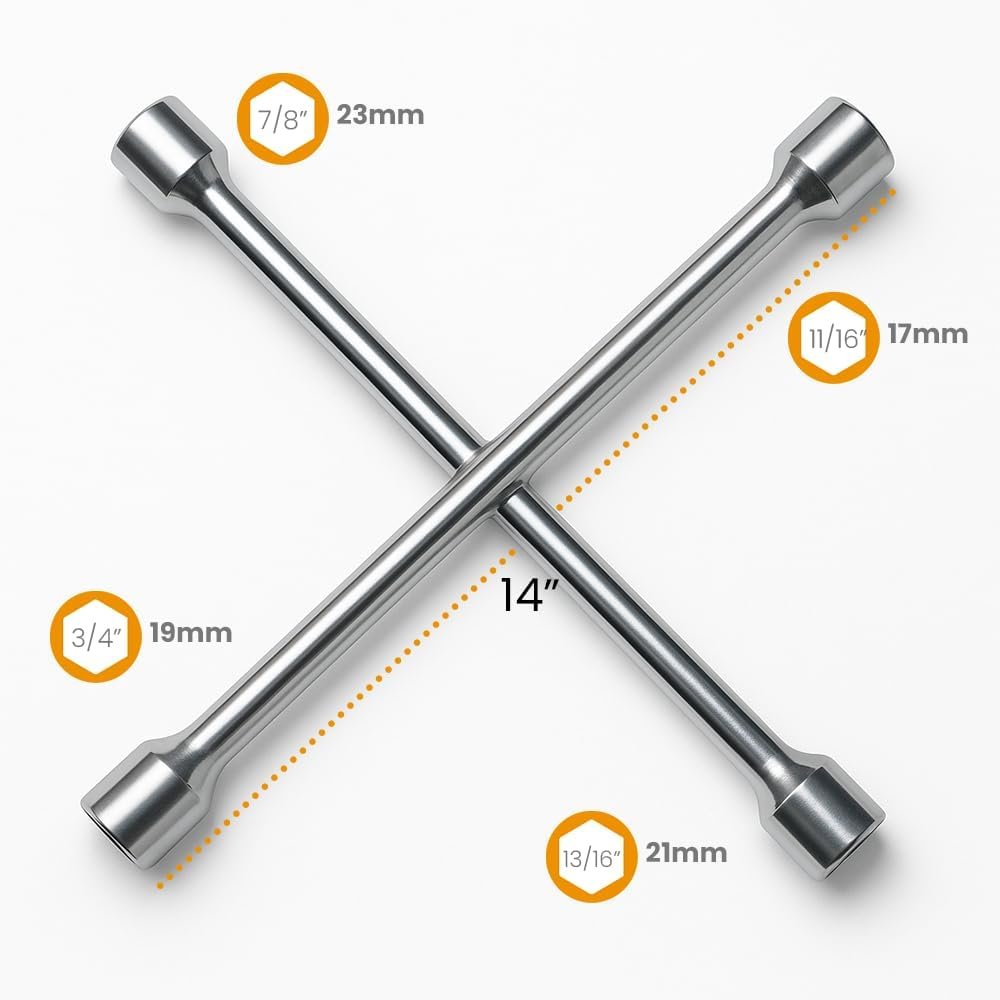 Kit Estepe Carro Macaco Triangulo Chave Roda Cabo De Chupeta - Imagem 4